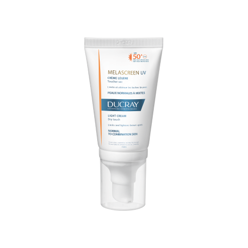 Ducray Melascreen UV SPF50+ Αντηλιακή Κρέμα για Κανονικό Δέρμα με Καφέ Κηλίδες - Πανάδες - 40ml