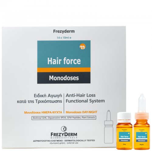 Hair Force Monodose Day/Night - Αγωγή Κατά της Τριχόπτωσης - 14 x 10ml