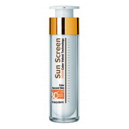 Sun Screen Color Velvet Face Cream SPF 30 / UVA - Αντηλιακή Κρέμα Προσώπου με Χρώμα - 50ml