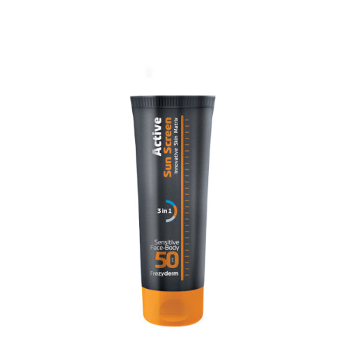 ACTIVE SUN SCREEN FACE - BODY SPF 50 - Αντηλιακή Κρέμα για Ευαίσθητο Δέρμα - 150ml