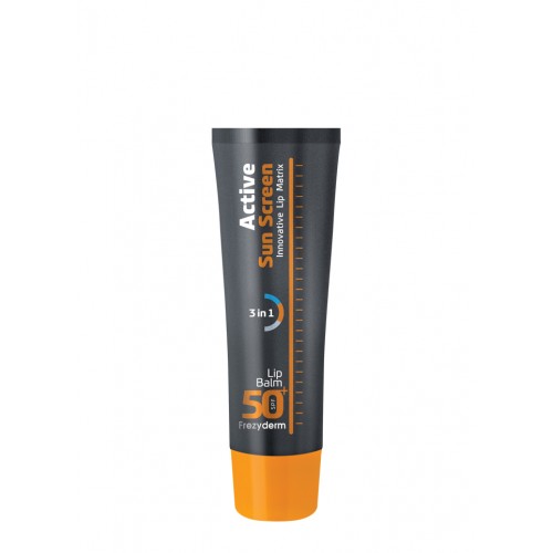 ACTIVE SUN SCREEN LIP BALM SPF 50+ - Αντηλιακή Προστασία Χειλιών - 15ml