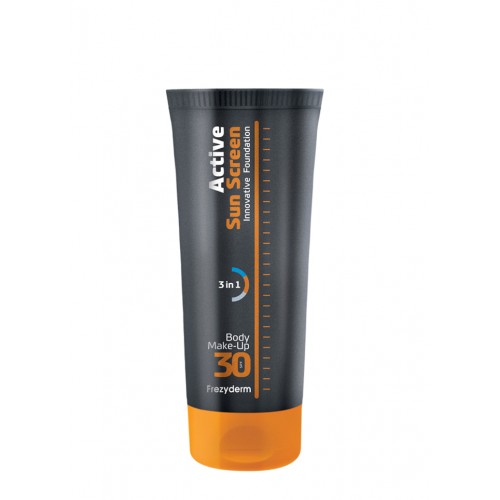 ACTIVE SUN SCREEN BODY FOUNDATION SPF 30 - Αντηλιακό Make Up Σώματος - 75ml