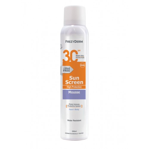 Sun Screen Mousse SPF 30 / UVA - Αντηλιακός Αφρός - 200ml