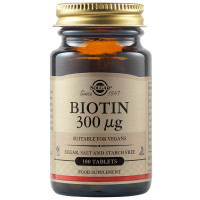 Solgar BIOTIN 300μg tabs 100s