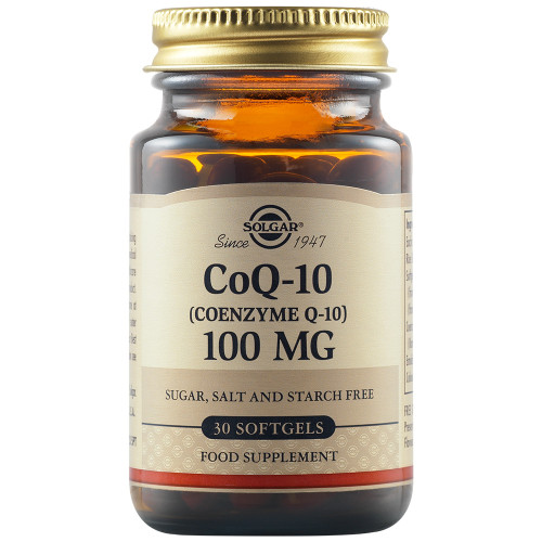 Solgar COENZYME Q-10 100mg softgels 30s