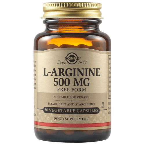 Solgar L-ARGININE  500mg veg.caps 50s