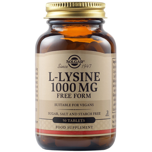 Solgar L-LYSINE 1000mg tabs  50s