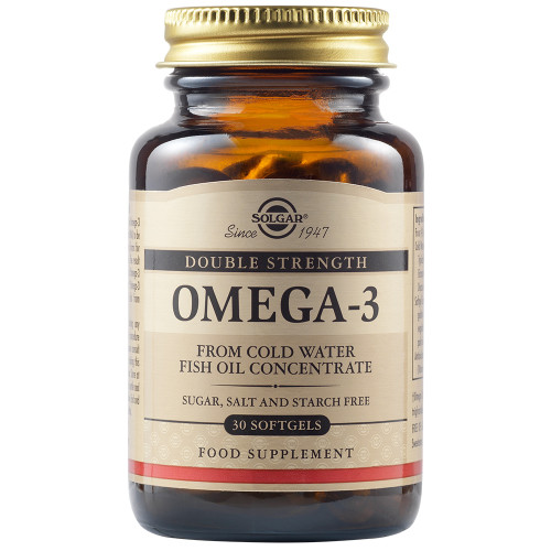 Solgar OMEGA-3 DOUBLE STRENGTH softgels  30s