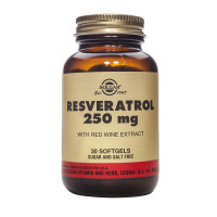 Solgar RESVERATROL 250mg softgels 30s