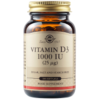 Solgar VIT. D-3 1000 IU softgels 100s