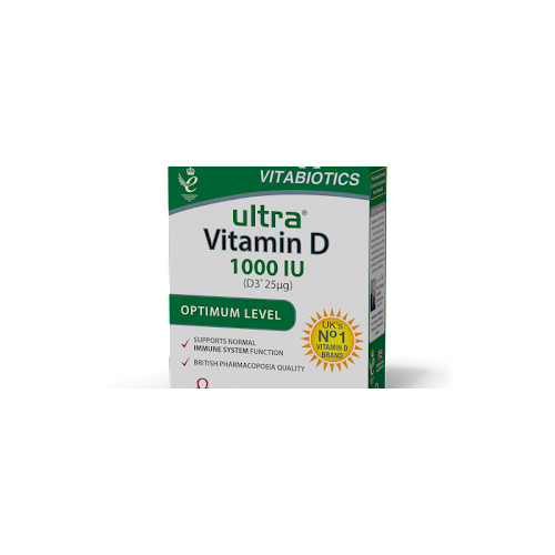 Vitabiotics ULTRA® VITAMIN D3 TABLETS 1000 IU 96 Tabs