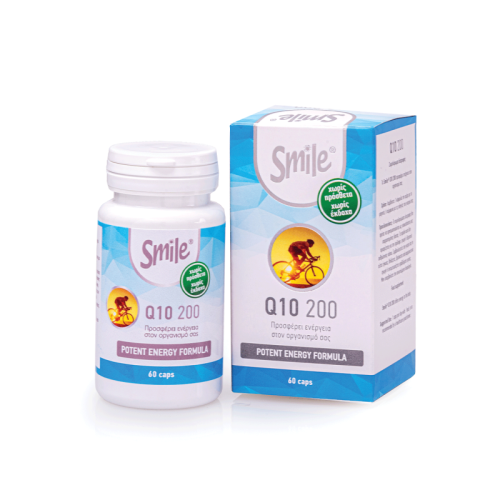 AM HEALTH Smile Q10 200mg, 60 Κάψουλες