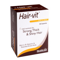 HEALTH AID HAIRVIT 90caps economy