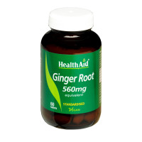 HEALTH AID GINGER ROOT 560mg 60tabs