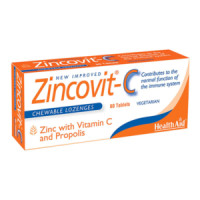 HEALTH AID ZINCOVIT-C μασώμενο 60tabs