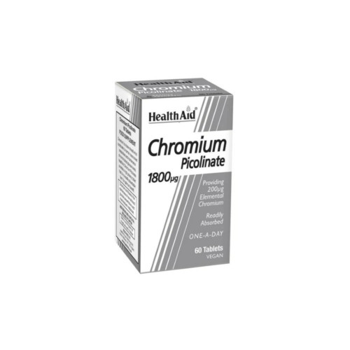 HEALTH AID CHROMIUM Picolinate 60tabs