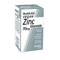 HEALTH AID ZINC gluconate 70mg 90tabs