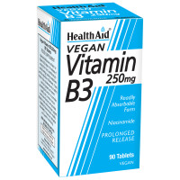 HEALTH AID Vitamin B3 (Niacin) 250mg tablets 90's