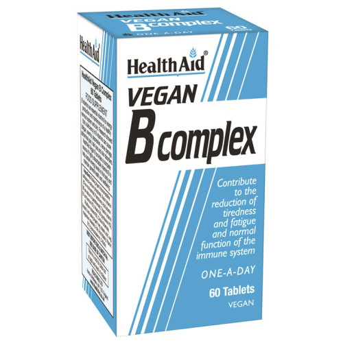 HEALTH AID VEGAN B-COMPLEX 60tabs