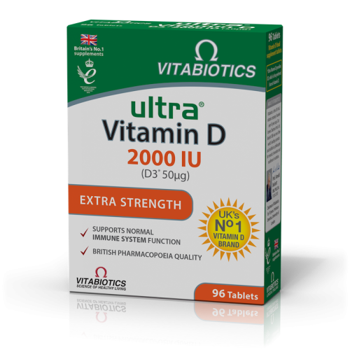 Vitabiotics ULTRA® VITAMIN D3 2000 IU 96 Tabs