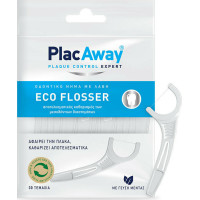 Plac Away Eco Flosser οδοντικό νήμα με λαβή, 30 τεμάχια